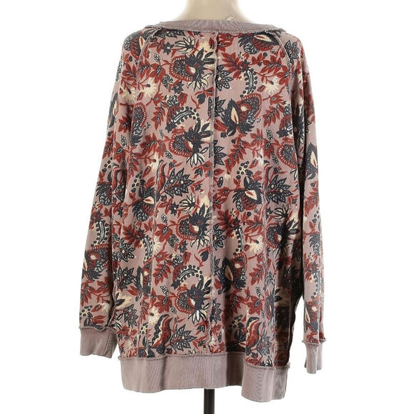 Free People Go On Get Floral Sweater - Picture 3 of 6